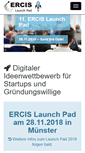 Mobile Screenshot of ercis-launchpad.de