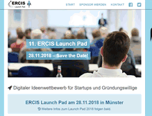 Tablet Screenshot of ercis-launchpad.de
